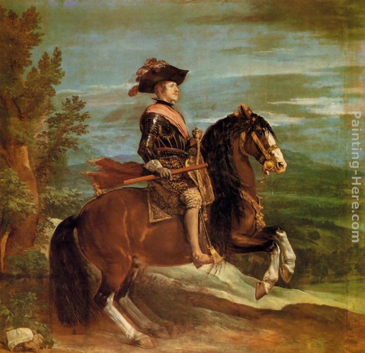 Philip IV on Horseback painting - Diego Rodriguez de Silva Velazquez Philip IV on Horseback art painting